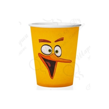 Стаканы (250 мл) Angry Birds Желтый 6 шт