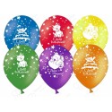 Воздушный шар 30 см С Днем рождения(Милые Животные)