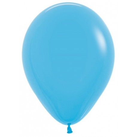 Воздушный шар, голубой, пастель для запуска в небо, 30 см.