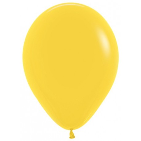 Воздушный шар, желтый, пастель для запуска в небо, 30 см.