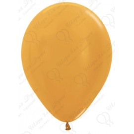 Воздушный шар золото, металлик для запуска в небо.