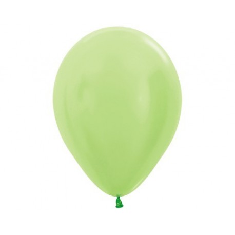 Воздушный шар лайм, перламутр для запуска в небо, 30 см.