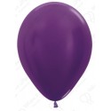 Воздушный шар фиолетовый, металлик для запуска в небо.