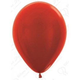 Воздушный шар красный, металлик для запуска в небо.