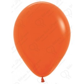 Воздушный шар оранжевый, пастель для запуска в небо.