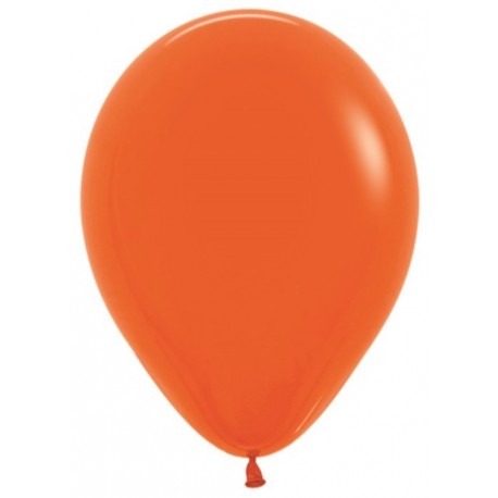 Воздушный шар оранжевый, пастель для запуска в небо, 30 см.