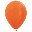 Воздушный шар оранжевый, металлик для запуска в небо.
