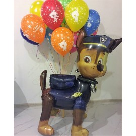 Шар щенячий патруль с шариками