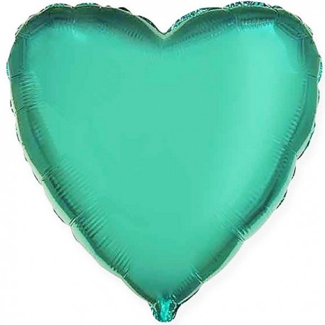 Купить Фольгированное Сердце Изумрудное 81 см. купить недорого