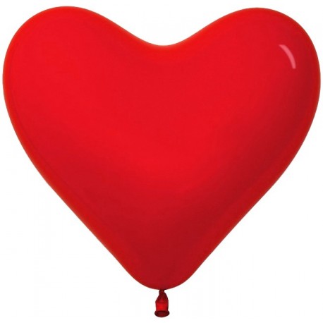 Воздушный шар Сердце, красный. 41 см.