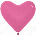 Воздушный шар Сердце, фуше, 41 см.