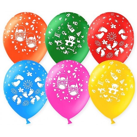 Купить Воздушный шар- Новорожденный, ассорти, 30 см.