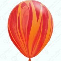 Воздушный шар Супер Агат(оранжево-красный)