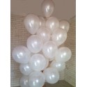 Воздушные шары на 1 Сентября - Белые, 30 см.