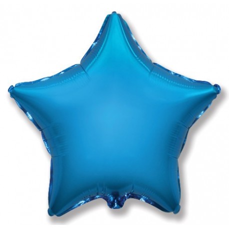 Купить Фольгированный шар - Звезда синяя 86 см.