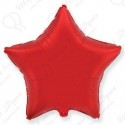Фольгированная Звезда Красная 86 см