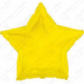 Купить Фольгированный шар - Звезда желтая 86 см.