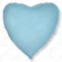 Фольгированное сердце Голубое 81 см