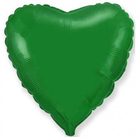 Купить Фольгированное Сердце Зеленое 81 см