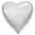 Фольгированное Сердце Серебро 46 см