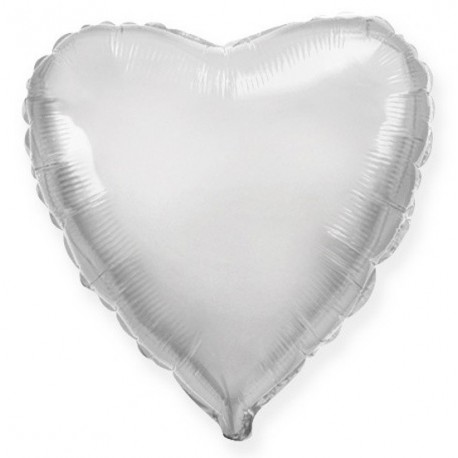Купить Фольгированное Сердце Серебро 81 см