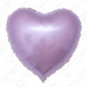 Фольгированное Сердце Сиреневое 46 см