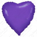 Фольгированное Сердце Фиолетовое 81 см