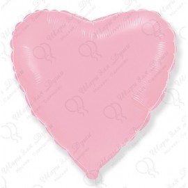 Фольгированное Сердце(Светло-Розовое) 81 см.