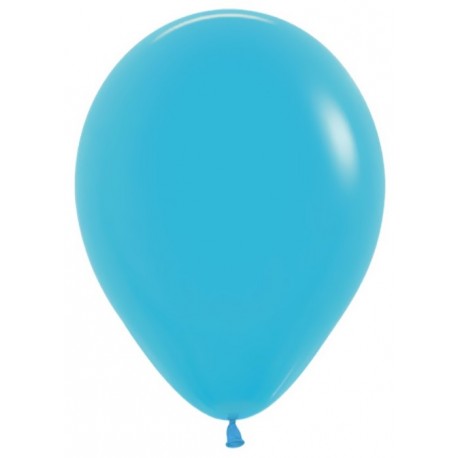 Воздушный шар синяя бирюза, пастель, 30 см.