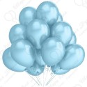 Воздушный шар 30 см. карибская синева перламутр