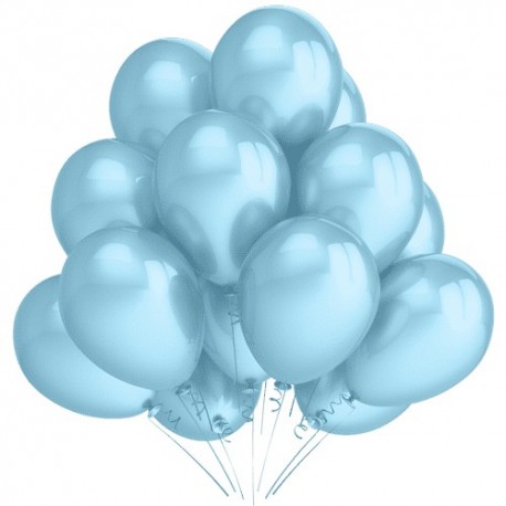 Воздушный шар Карибская синева, 30 см