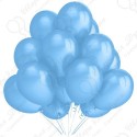 Воздушный шар 30 см. голубой пастель