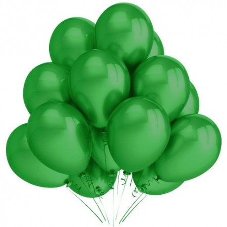 Воздушный шар весенне-зеленый, 30 см.
