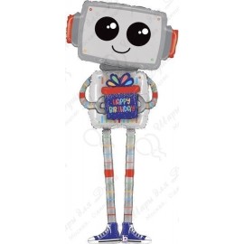 Купить Ходячая Фигура Робот С Подарком(60''/152 См)