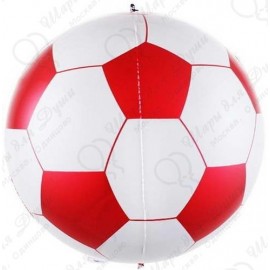 3D фигура Футбольный мяч Красный(58 см)