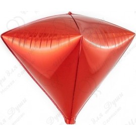 3D Фигура Алмаз Красный(61 см)