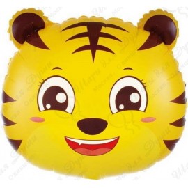 Фольгированная Фигура Голова Маленький Тигр(48см)