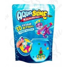 Игровой набор Aqua Slime для изготовления фигурок из цветного геля 250 г