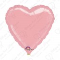 Фольгированное Сердце(Нежно-Розовое) 46 см