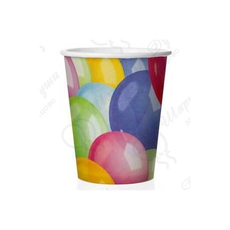 Стаканы (250 мл) Воздушные шары Разноцветный 6 шт